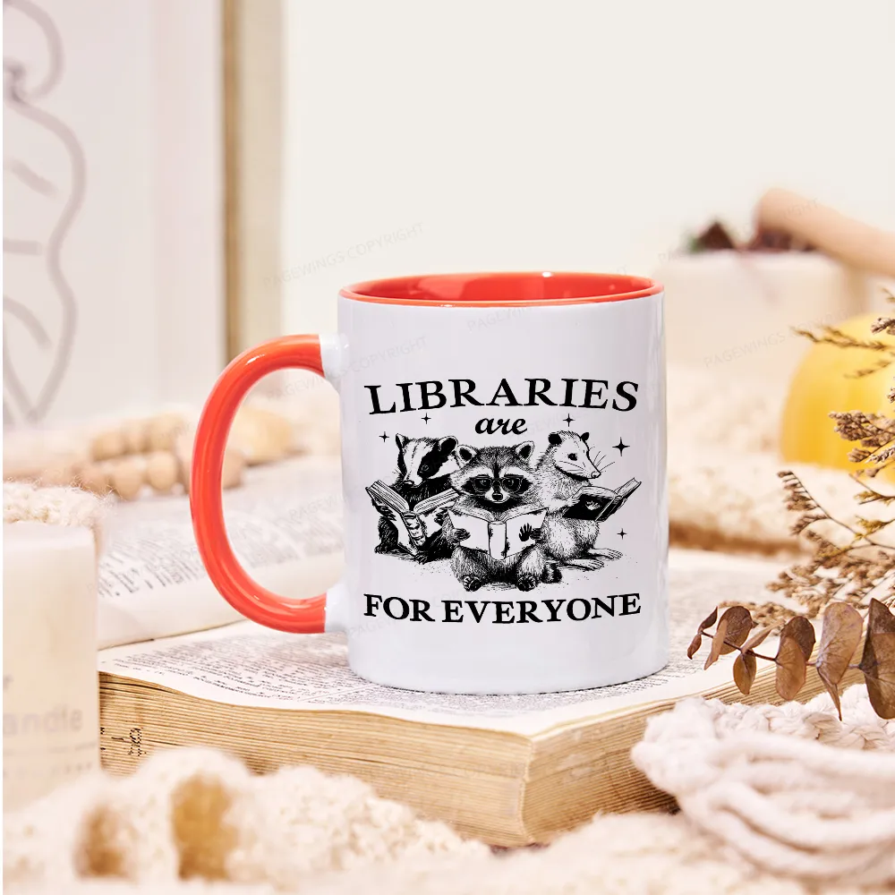 Pagewings Libraries Are For Everyone Mug