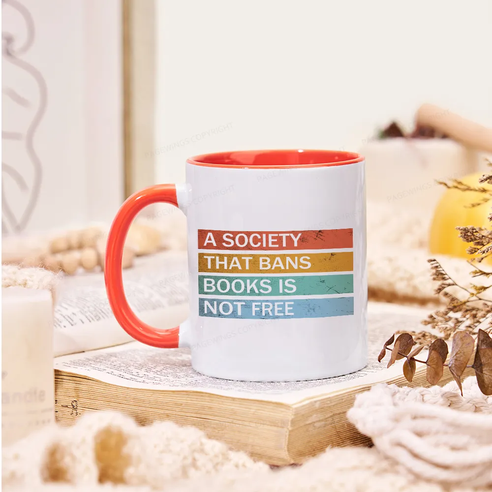Pagewings Banned Books Shirt, Read Banned Books Mug