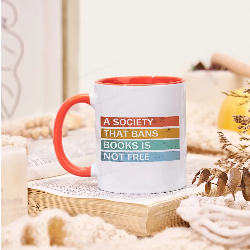 Pagewings Banned Books Shirt, Read Banned Books Mug