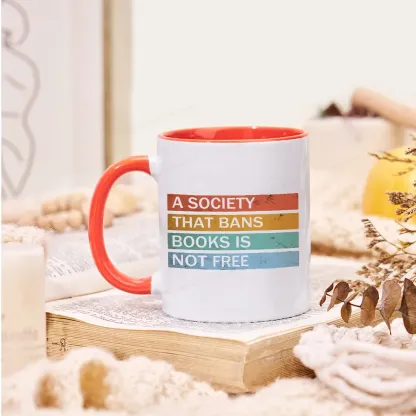 Pagewings Banned Books Shirt, Read Banned Books Mug