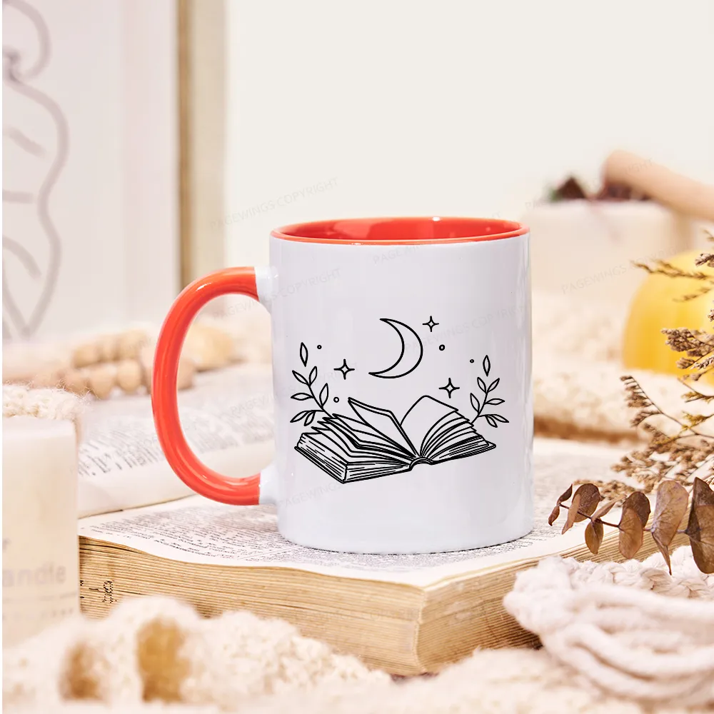Pagewings Comfort Colors Read Books Be Kind Stay Weird Mug