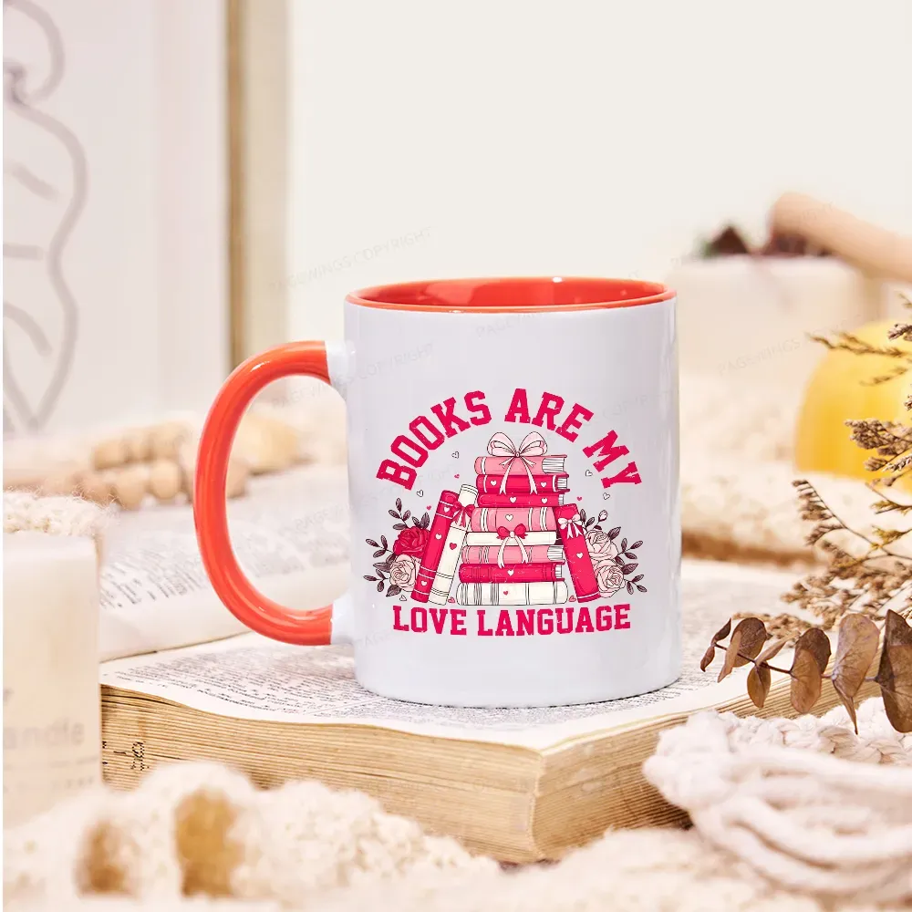 Pagewings Books Are My Love Language Mug