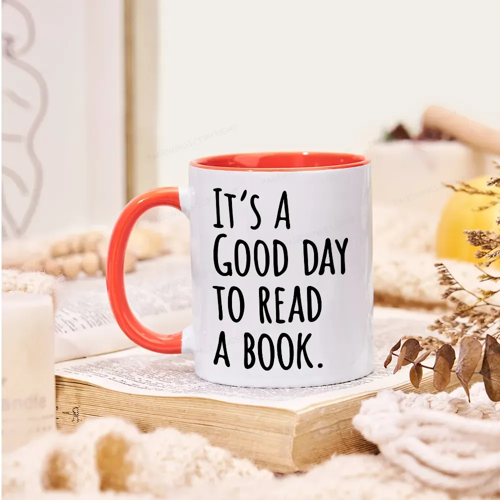 Pagewings It's A Good Day To Read A Book Mug