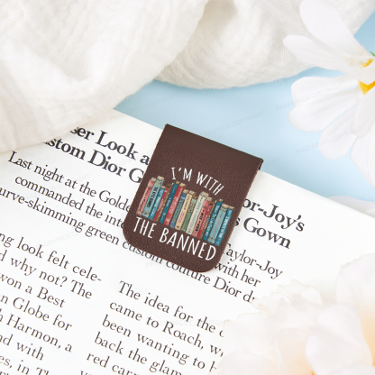 Pagewings I'm With The Banned Feathers Quotes Magnetic Bookmark