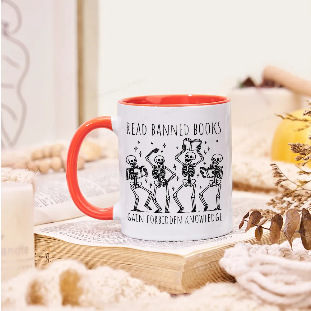 Pagewings Reading Books Tee Book Lover Gift Mug