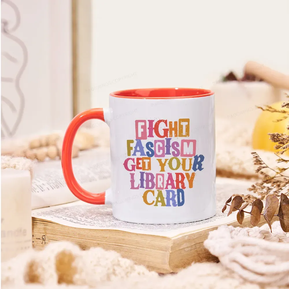 Pagewings Get Your Library Card Mug