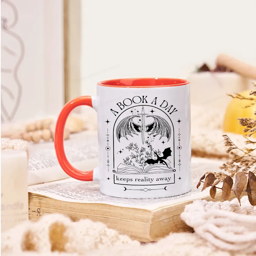 Pagewings A Book a Day Dragon Mug