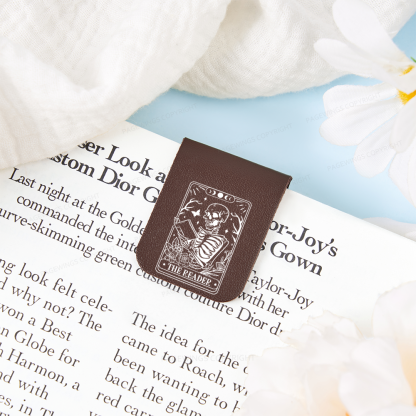 Pagewings Halloween The Reader Tarot Card Feathers Quotes Magnetic Bookmark