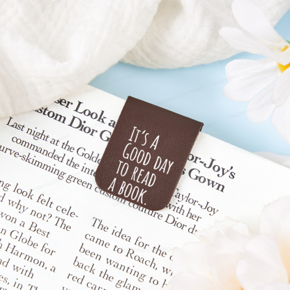 Pagewings It's A Good Day To Read A Book Feathers Quotes Magnetic Bookmark