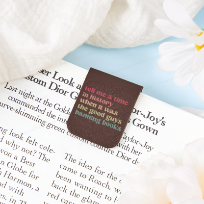 Pagewings Tell Me a Time in History Feathers Quotes Magnetic Bookmark