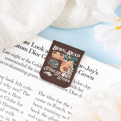 Pagewings Born To Read Bookish Feathers Quotes Magnetic Bookmark