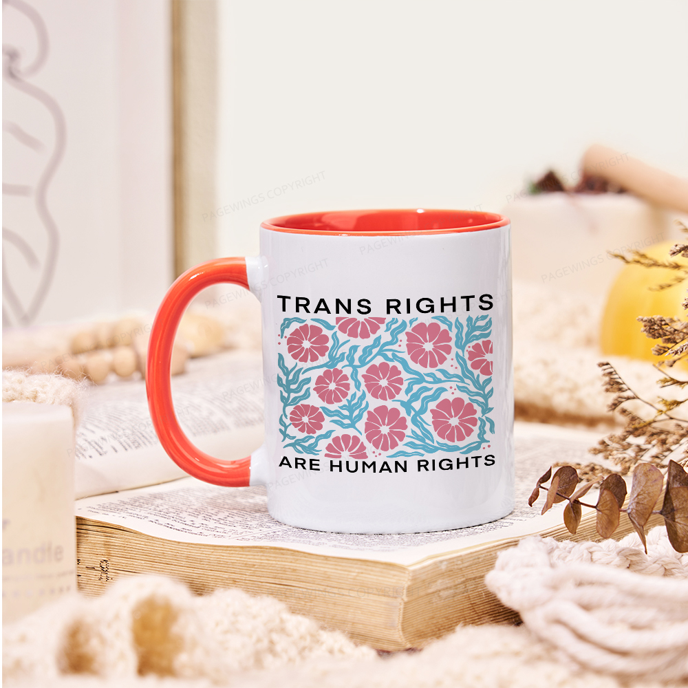 Pagewings Trans Rights Are Human Rights Mug