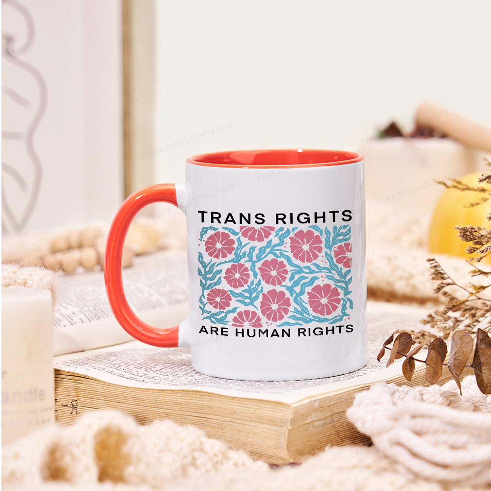 Pagewings Trans Rights Are Human Rights Mug