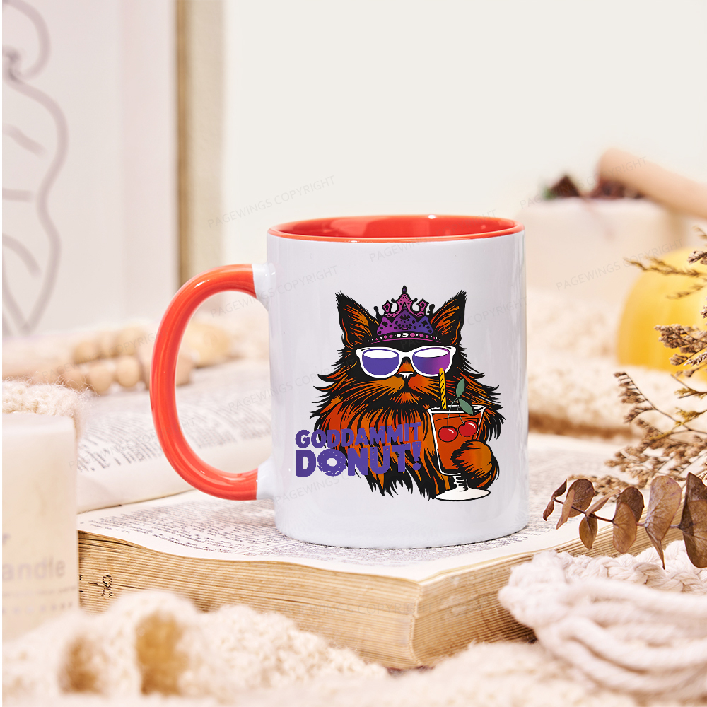 Pagewings Goddammit Donut Mug