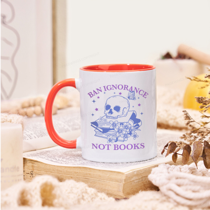 Pagewings Ban Lgnorance Not Books Mug