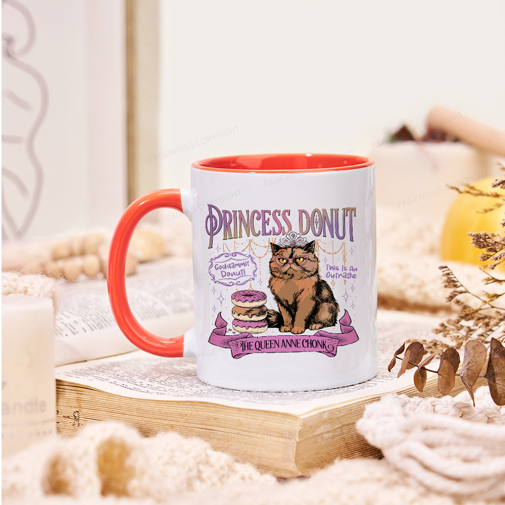 Pagewings Princess Donut Mug