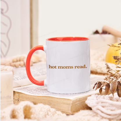 Pagewings Hot Moms Read Mug
