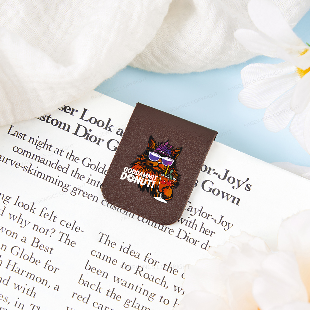 Pagewings Goddammit Donut Magnetic Bookmark