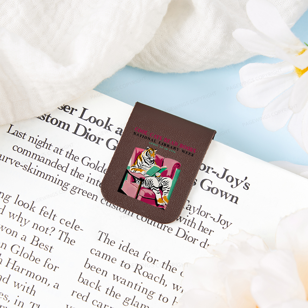 Pagewings Library Week Poster 1996 Magnetic Bookmark