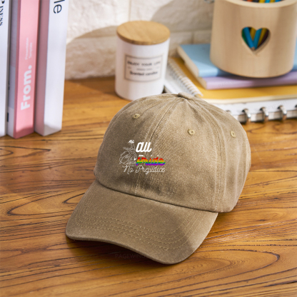Pagewings All Pride No Prejudice Washed Cap