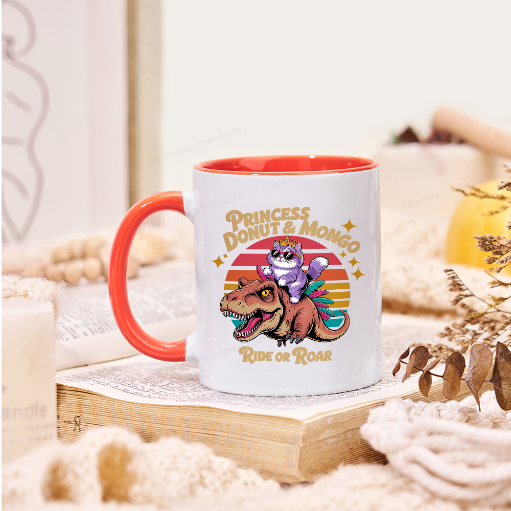 Pagewings Princess Donut & Mongo Mug