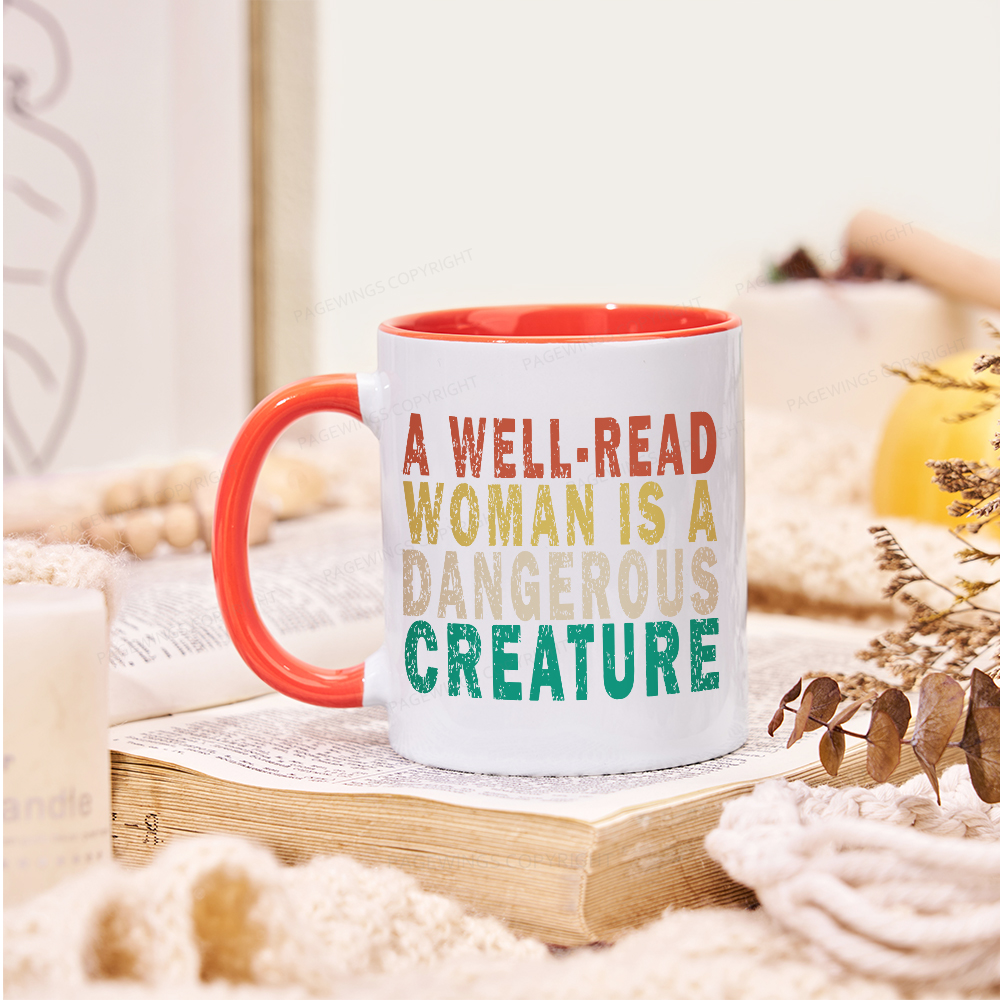Pagewings A Well-Read Woman Is A Dangerous Creature Mug