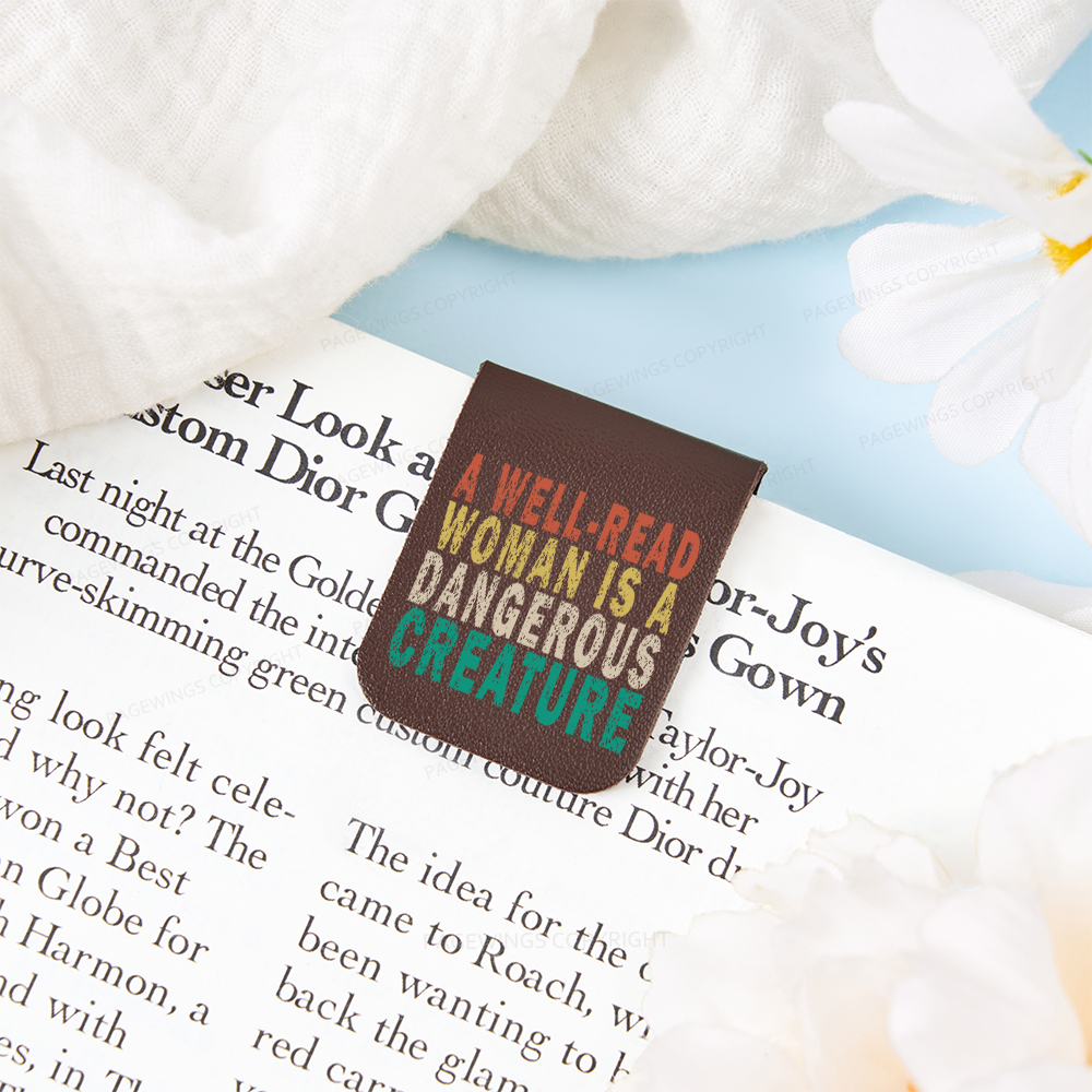 Pagewings A Well-Read Woman Is A Dangerous Creature Magnetic Bookmark