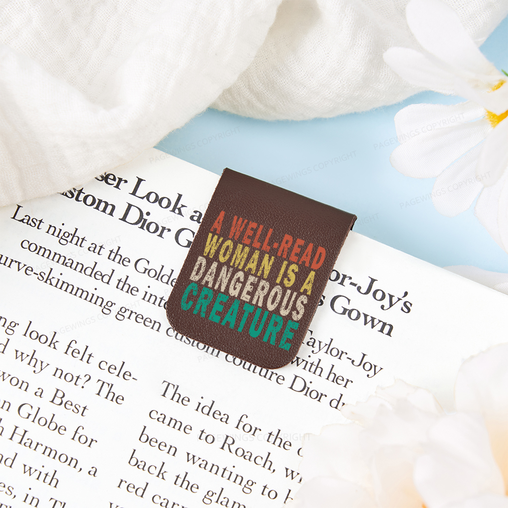 Pagewings A Well-Read Woman Is A Dangerous Creature Magnetic Bookmark