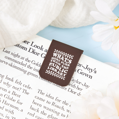 Pagewings Punk The Public Library Magnetic Bookmark