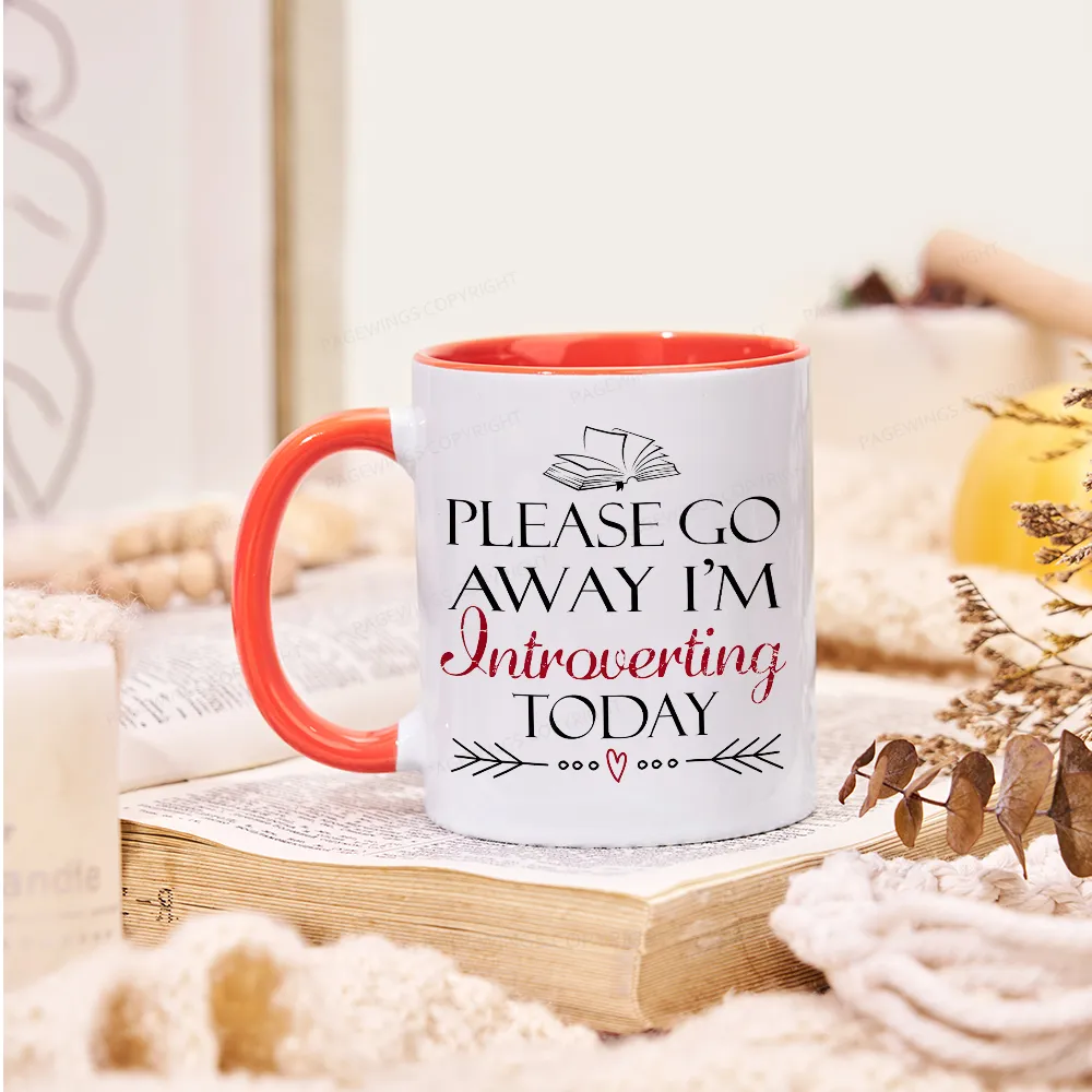 Pagewings I'm Introverting Today Mug