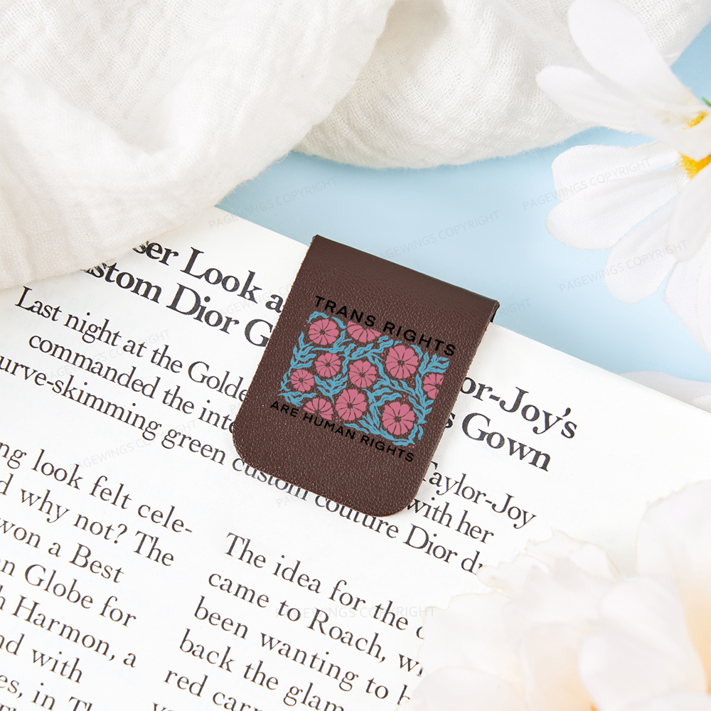 Pagewings Trans Rights Are Human Rights Magnetic Bookmark