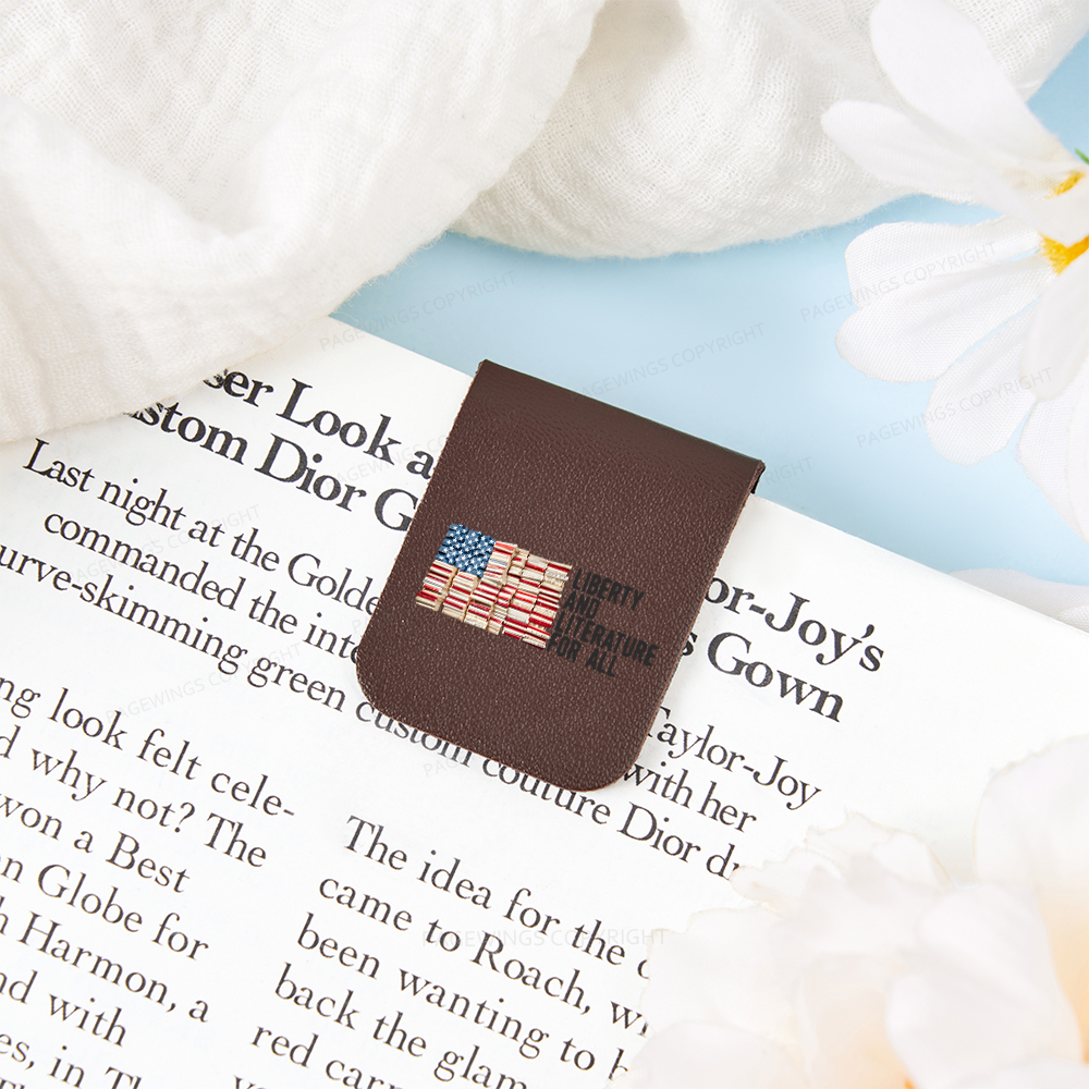 Pagewings Liberty And Literature For All Magnetic Bookmark