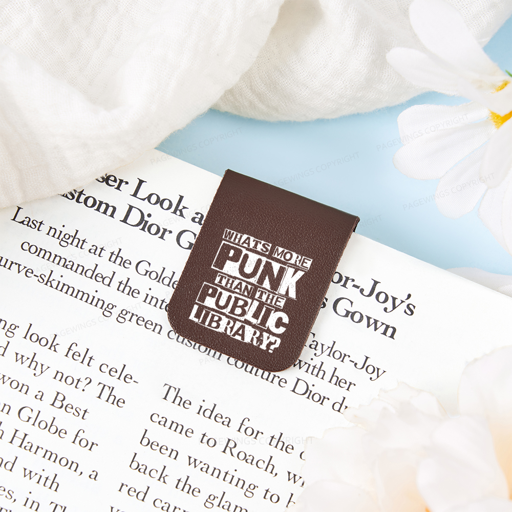 Pagewings What‘s More Punk Than the Public Library Magnetic Bookmark