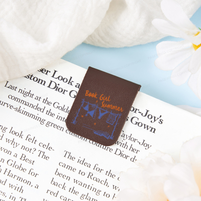 Pagewings Book Girl Summer Bookish Magnetic Bookmark