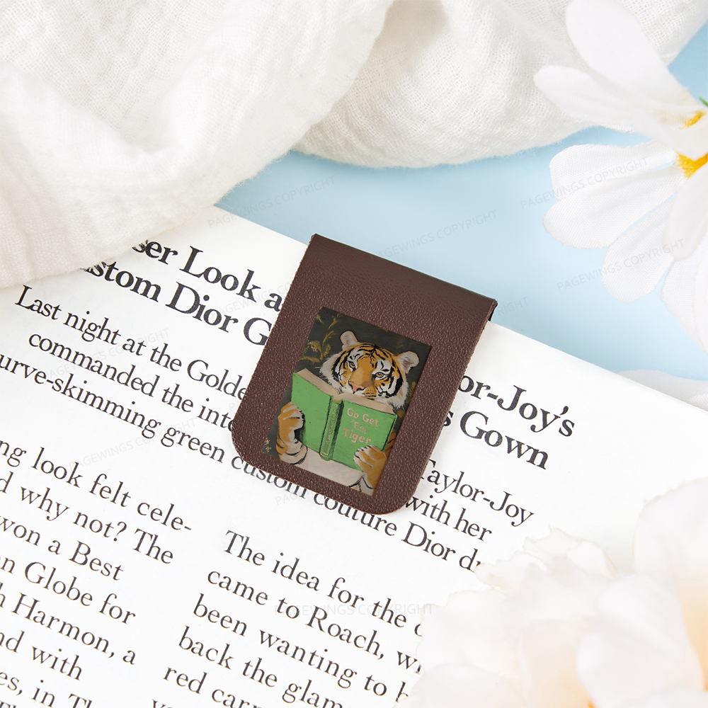 Pagewings Motivational Tiger Magnetic Bookmark