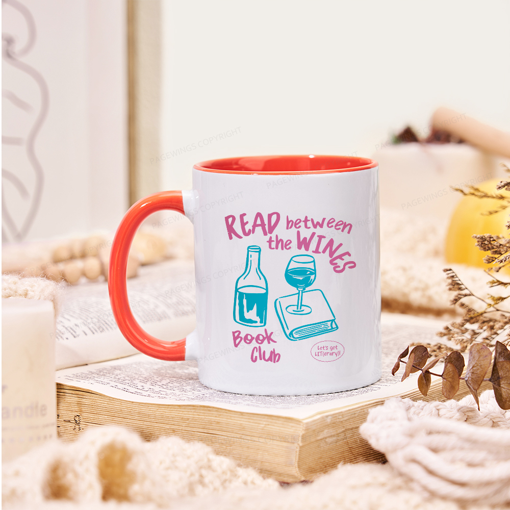 Pagewings Wine Lover Book Club Mug