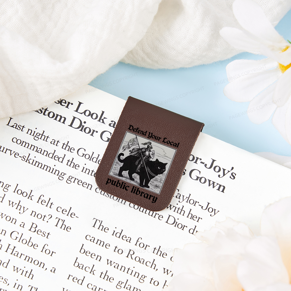 Pagewings Defend Your Local public library Magnetic Bookmark