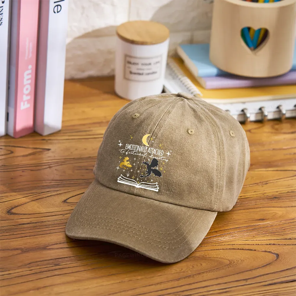 Pagewings Fourth Wing Dragon Washed Cap