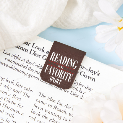 Pagewings Reading Is My Favorite Sport Magnetic Bookmark