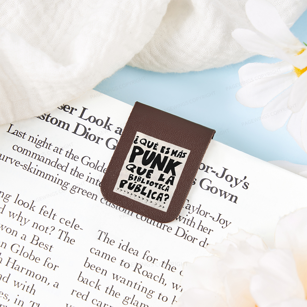 Pagewings What's More Punk Than The Public Library Magnetic Bookmark