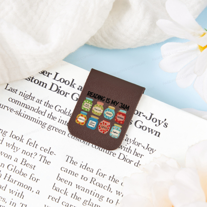 Pagewings Reading is My Jam Bookworm Magnetic Bookmark