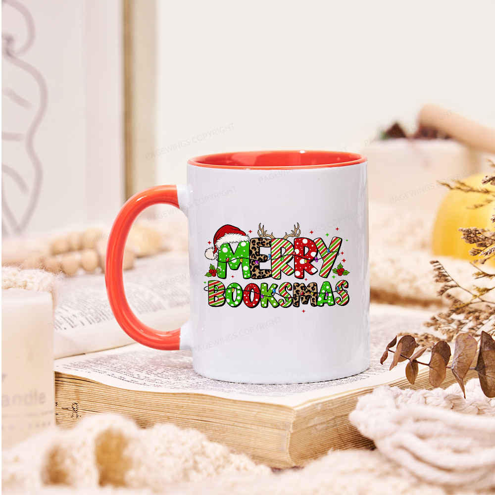 Pagewings Merry Booksmas Mug