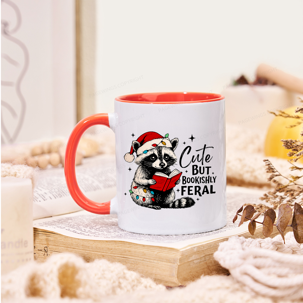 Pagewings Cute But Feral Mug