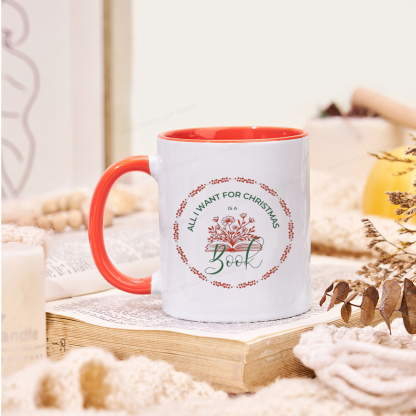 Pagewings Book Lover Christmas Mug