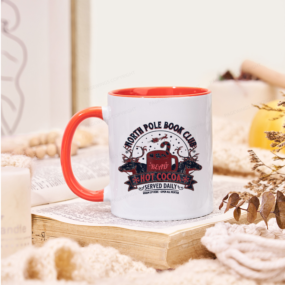 Pagewings North Pole Book Club Mug