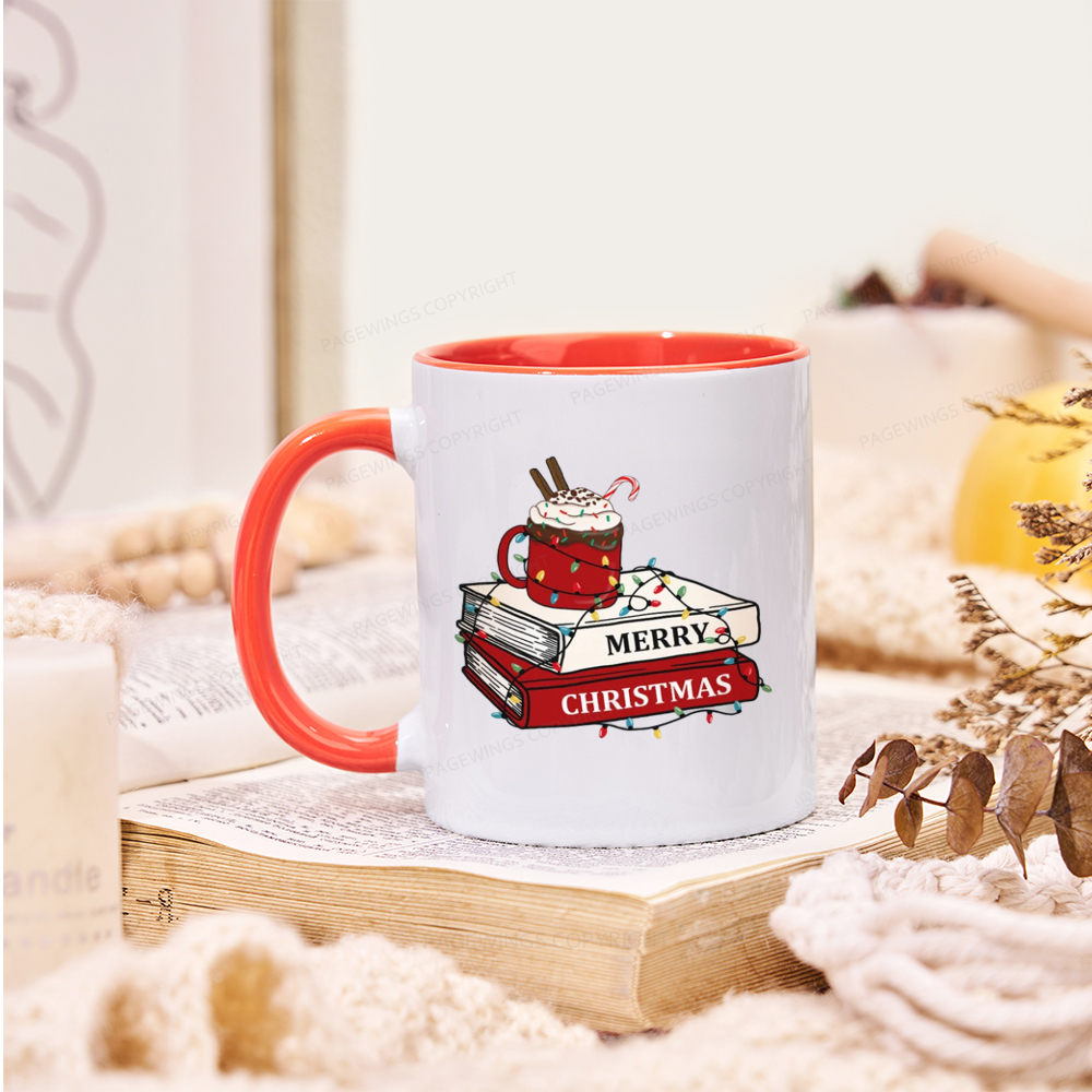 Pagewings Merry Christmas Mug