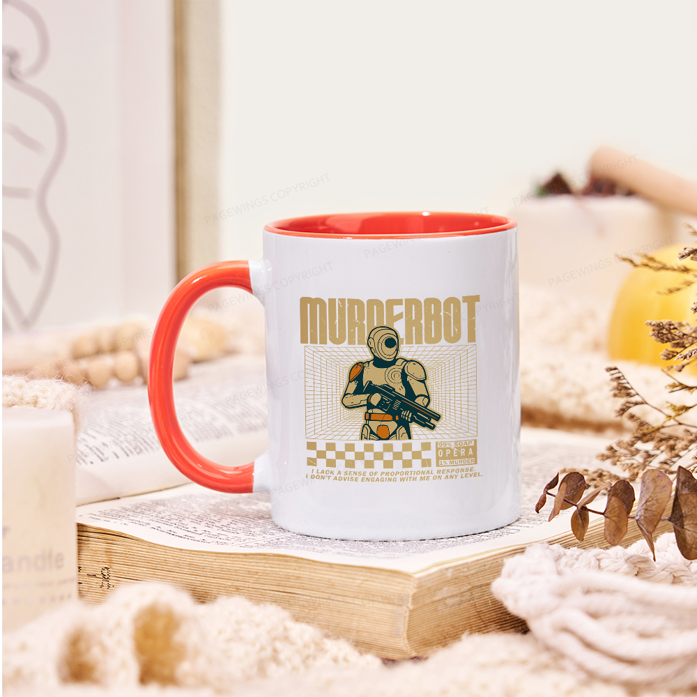 Pagewings Murderbot Mug