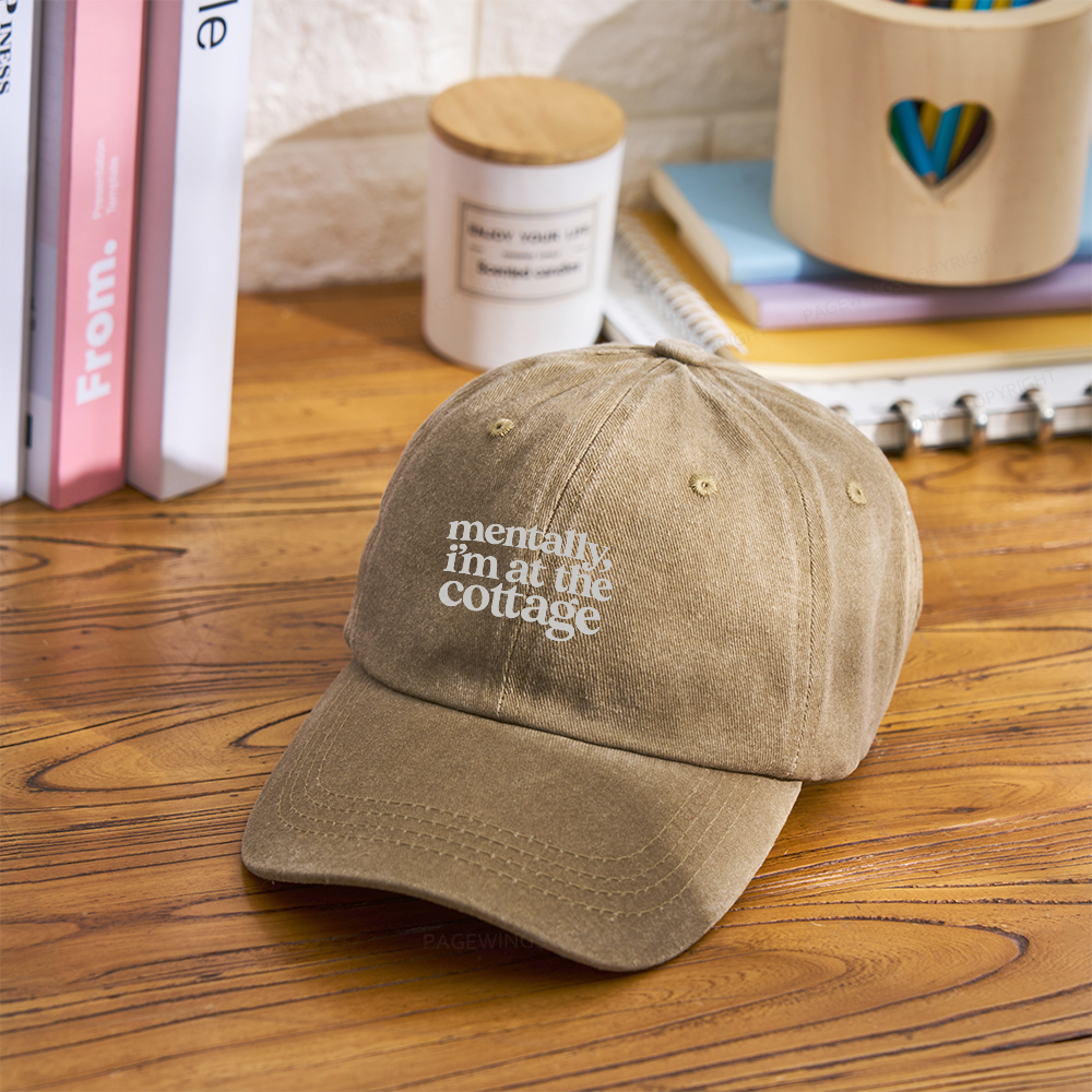 Pagewings At The Cottage Washed Cap