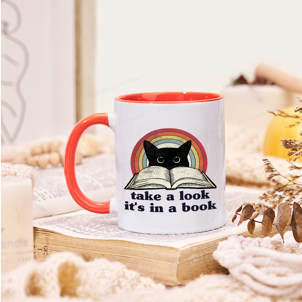 Pagewings Take A Look Its In A Book Mug