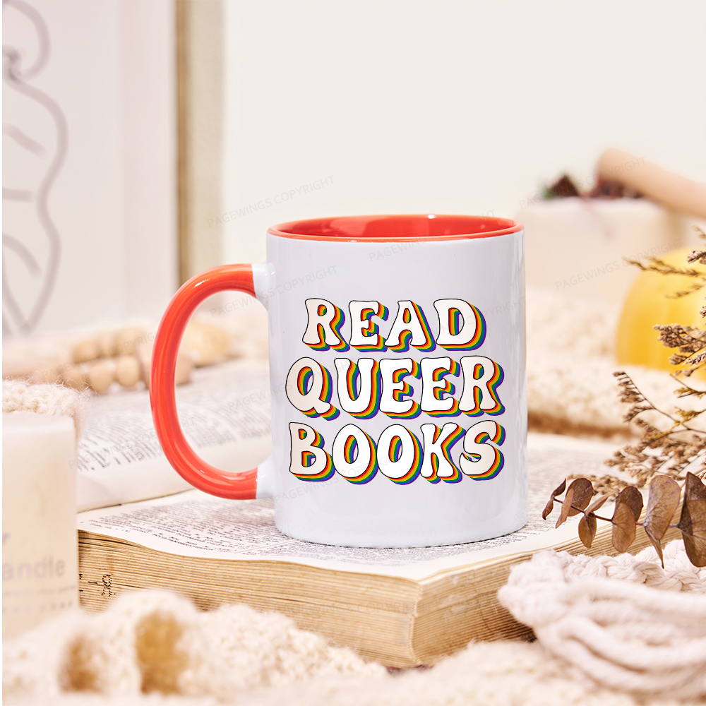 Pagewings Read Queer Booksk Mug